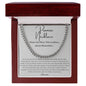 Promise Necklace For Him, Anniversary Men Chain - The Luxe Wrist