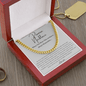 Promise Necklace For Him, Anniversary Men Chain - The Luxe Wrist