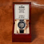To My Husband Openwork Watch, Birthday Gift From Wife, Fathers Day Gift ShineOn Fulfillment