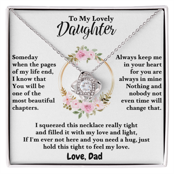 To My Daughter Necklace from Dad ShineOn Fulfillment