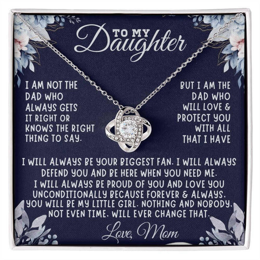 To My Daughter Necklace from Mom - The Luxe Wrist