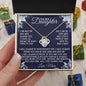 To My Daughter Necklace from Mom - The Luxe Wrist