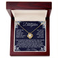 To My Daughter Necklace from Mom - The Luxe Wrist