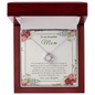 To My Beautiful Mom Love Knot Necklace, Thank you Gift From Daughter ShineOn Fulfillment