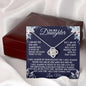 To My Daughter Necklace from Mom - The Luxe Wrist