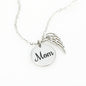 Mom memorial necklace, Angel wing necklace. ShineOn Fulfillment